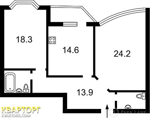 Sell 2-room apartment. Киев, Горького — photo 2