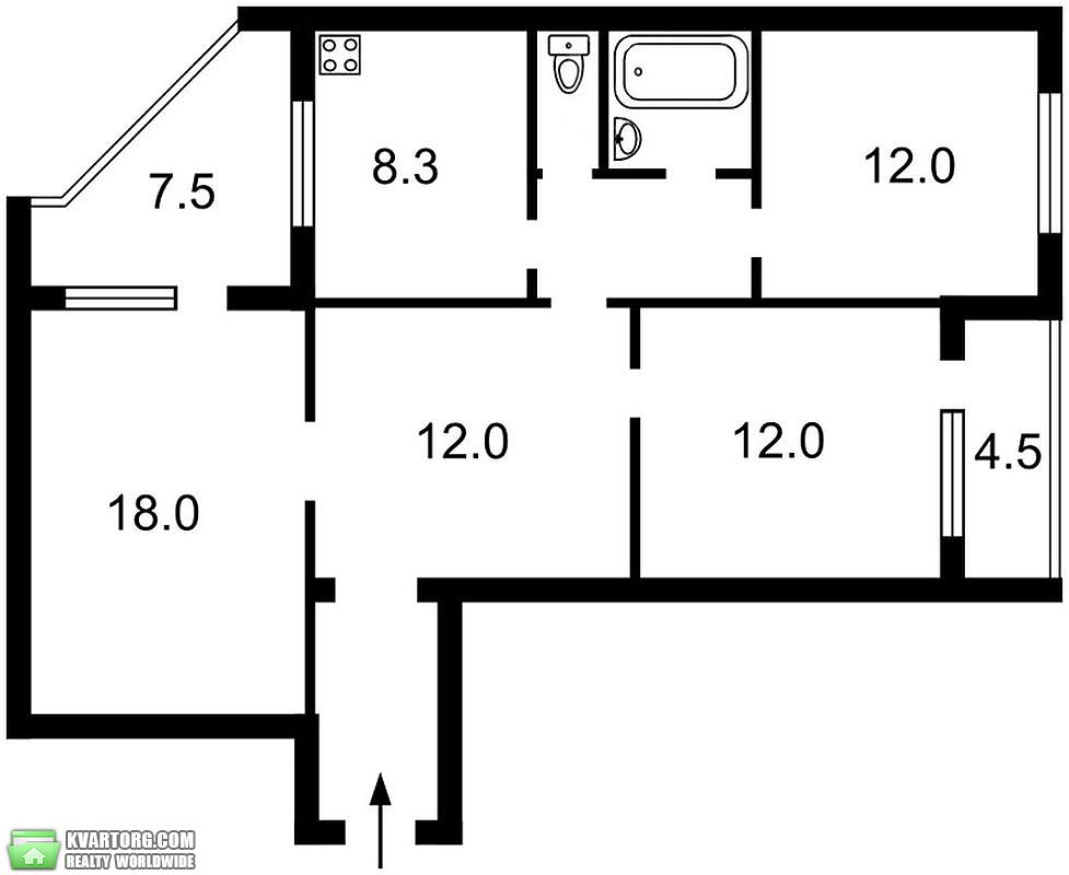 Sell 3-room apartment. Киев, Иорданская — photo 9