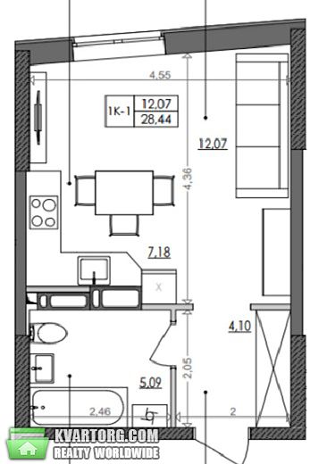 Sell 1-room apartment. Киев, Надднепрянское шоссе — photo 8