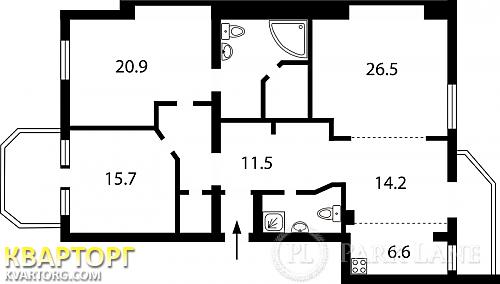 Sell 3-room apartment. Киев,  Кропивницкого — photo 6