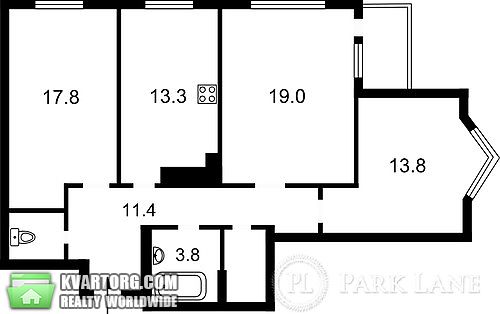 Sell 3-room apartment. Киев, Воскресенская — photo 8