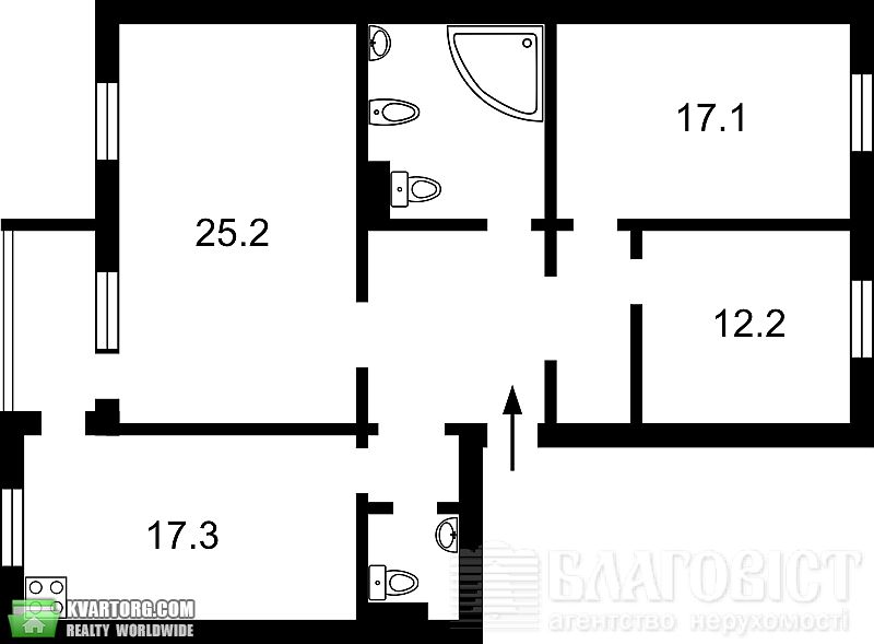 Sell 3-room apartment. Киев,  Машиностроительная — photo 4
