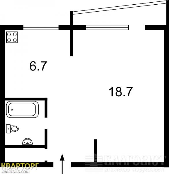 Sell 1-room apartment. Киев, Владимирская — photo 7