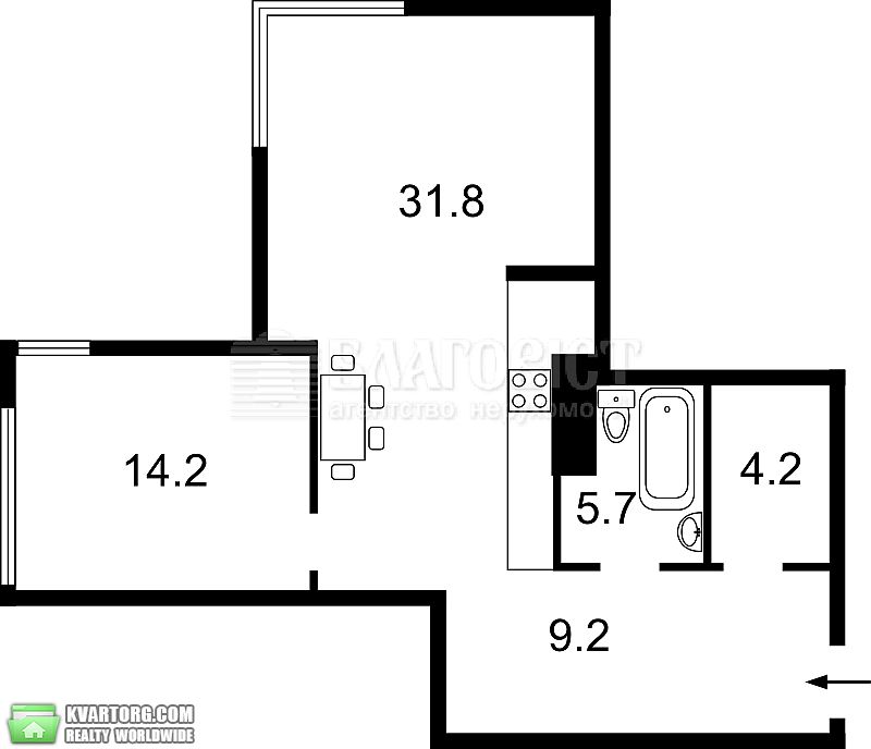 Sell 2-room apartment. Киев,  Саксаганского — photo 2
