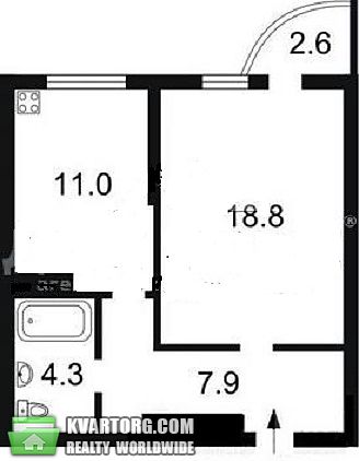 Sell 1-room apartment. Киев, Ломоносова — photo 1