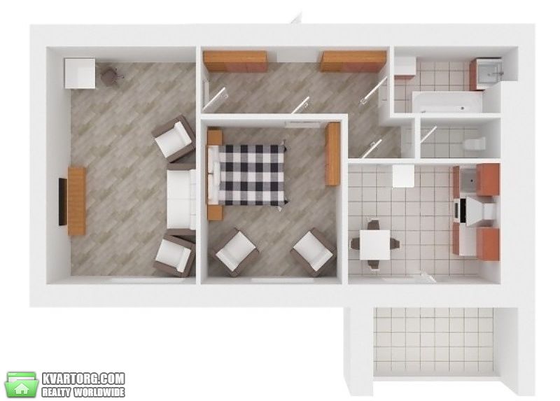 Sell 2-room apartment. Киев,  Большая Окружная — photo 6