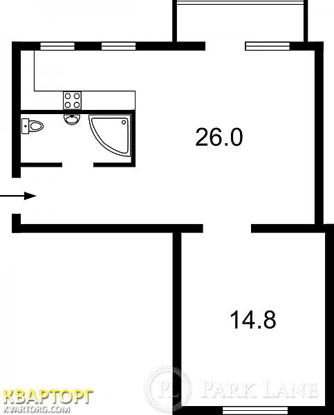 Sell 2-room apartment. Киев, ванды василевской — photo 2