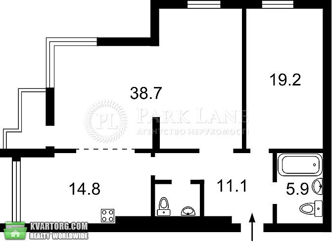 Sell 2-room apartment. Киев, біілоруська — photo 2