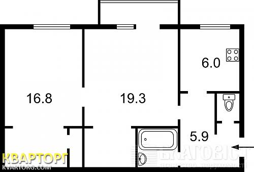 Sell 2-room apartment. Киев,  Белинского пер — photo 2