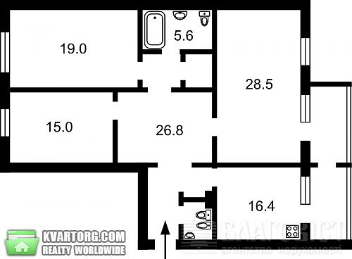 Sell 3-room apartment. Киев, Урловская — photo 1