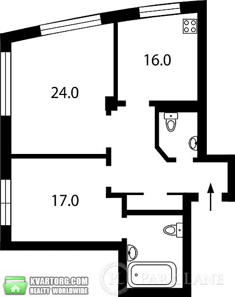 Sell 2-room apartment. Киев, Ломоносова — photo 2