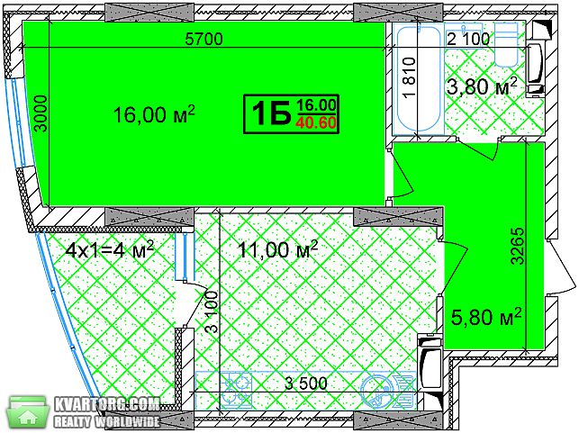 Sell 1-room apartment. Киев,  Машиностроительная — photo 1