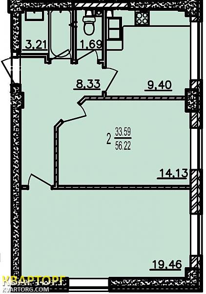 Sell 2-room apartment. Одесса, Малиновского — photo 1