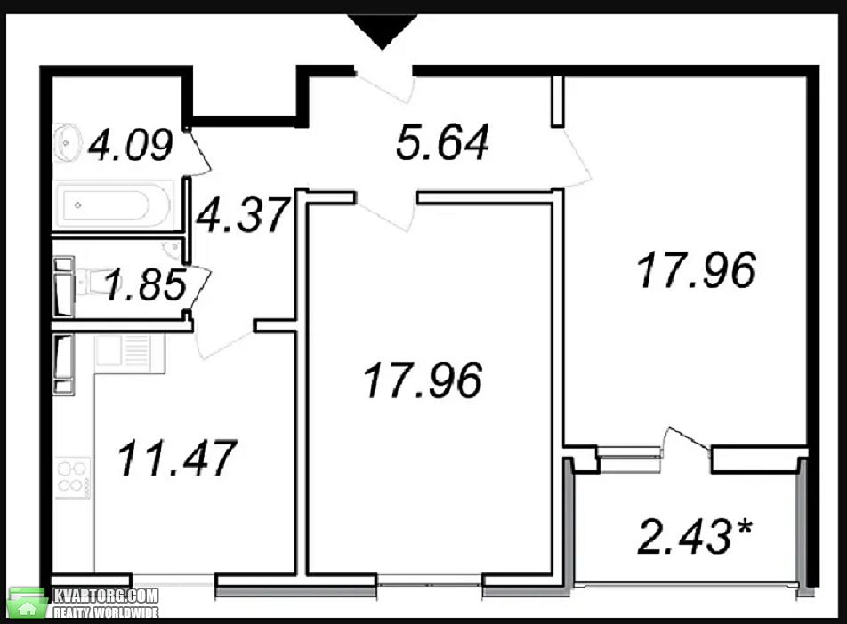 Sell 2-room apartment. Киев, Данченко Сергея — photo 7