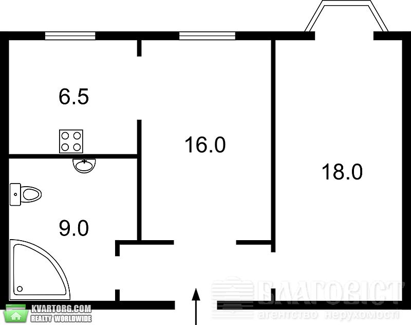 Sell 2-room apartment. Киев,  Киквидзе — photo 7