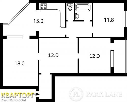 Sell 3-room apartment. Киев,  Ирпенская — photo 2