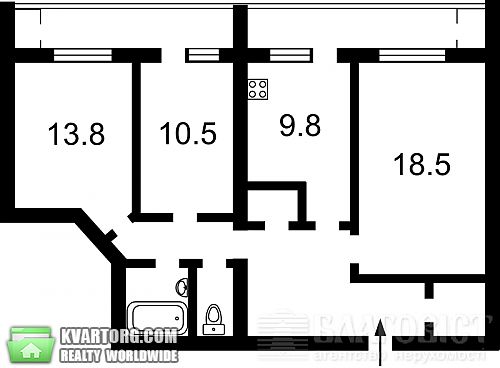 Sell 3-room apartment. Киев, Княжий Затон — photo 1