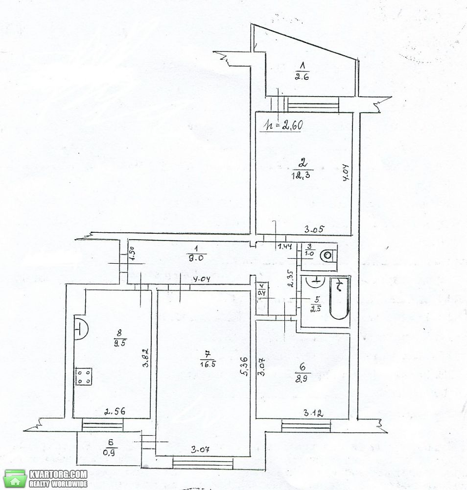 Sell 3-room apartment. Одесса, Бочарова/Крымская — photo 5