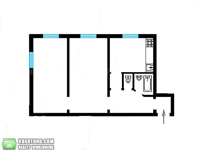 Sell 2-room apartment. Киев,  Салютная — photo 5