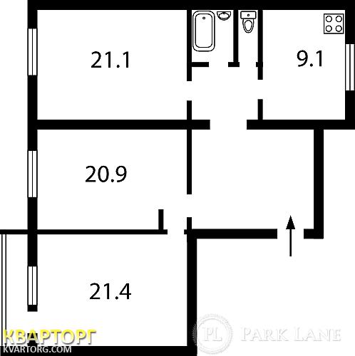 Sell 3-room apartment. Киев,  Красноткацкая — photo 2