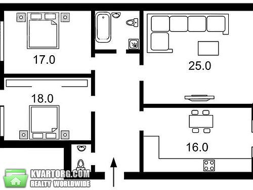 Sell 3-room apartment. Киев,  Амосова — photo 3