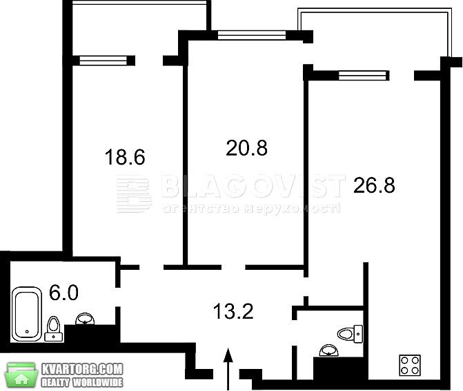 Sell 2-room apartment. Киев,  Голосеевский пр — photo 2