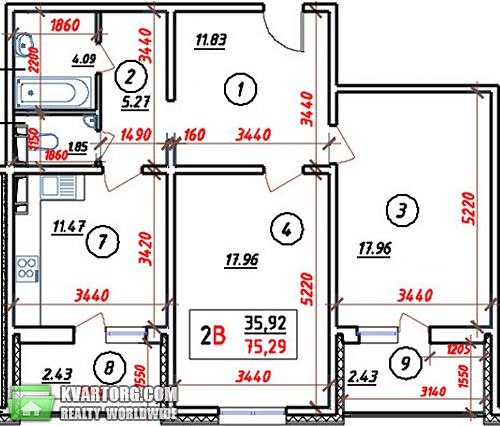 Sell 2-room apartment. Киев, Науки пр — photo 4