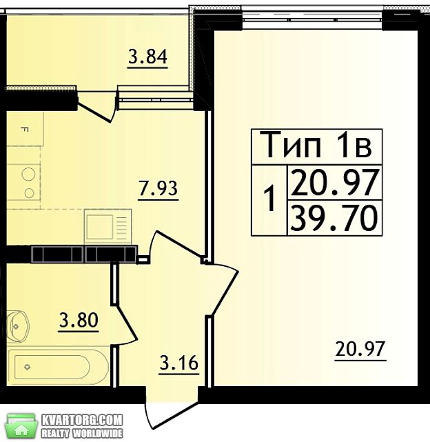 Sell 1-room apartment. Одесса, Марсельская — photo 2