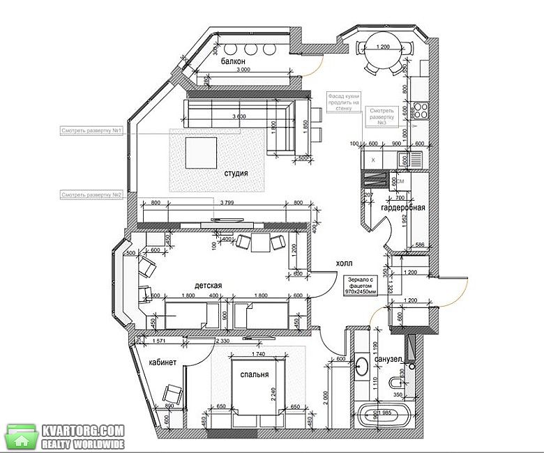 Sell 3-room apartment. Киев,  Пчелки — photo 10