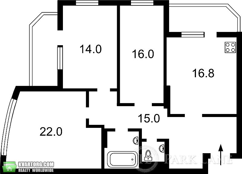 Sell 3-room apartment. Киев, Коломиевский пер — photo 4