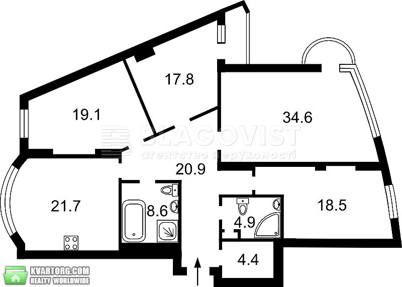 Sell 4-room apartment. Киев,  Старонаводницкая — photo 2