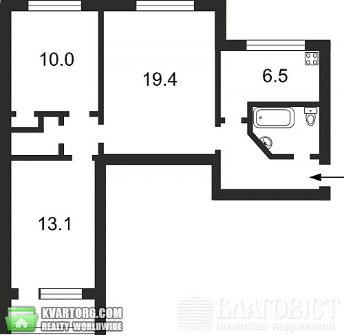 Sell 3-room apartment. Киев, Победы пр — photo 3
