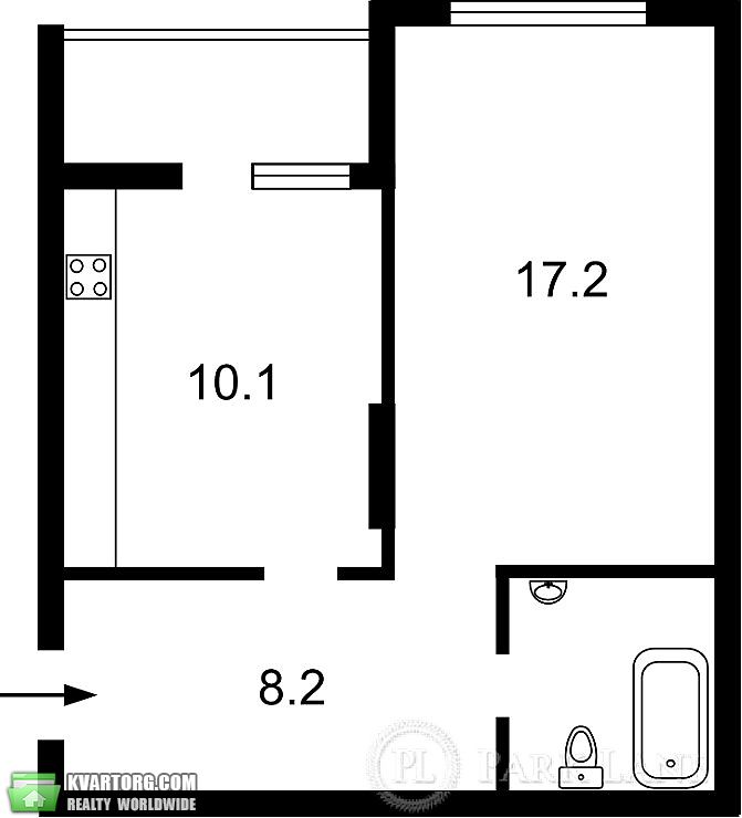 Sell 1-room apartment. Киев,  Вильямса — photo 2
