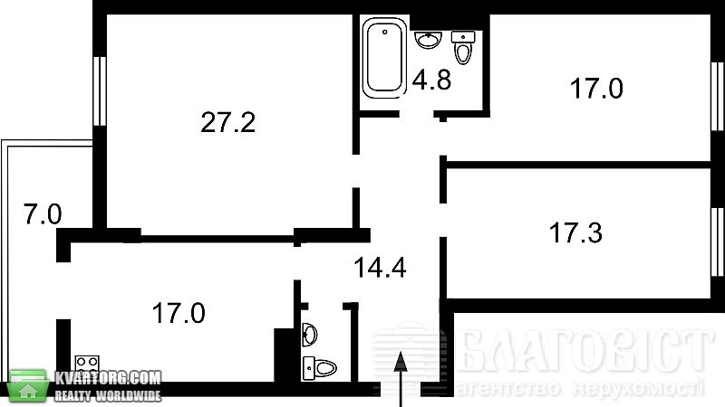 Sell 2-room apartment. Киев,  Филатова — photo 8