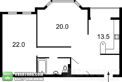 Sell 2-room apartment. Киев, Никольско-Слободская — photo 8