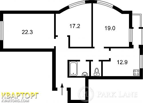 Sell 3-room apartment. Киев, Ахматовой — photo 3
