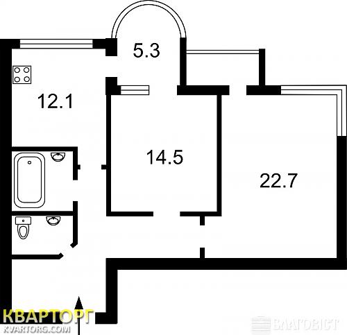 Sell 2-room apartment. Киев,  Котельникова — photo 2