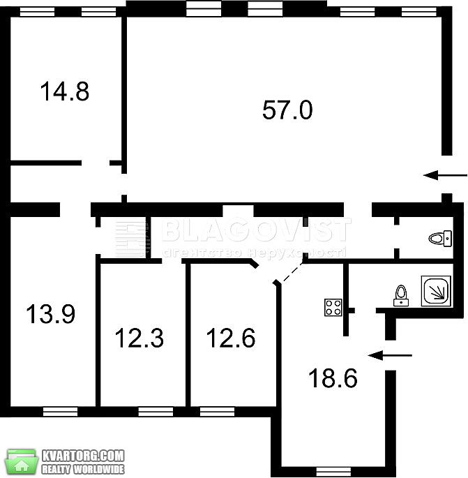 Sell 5-room apartment. Киев,  Воровского — photo 7