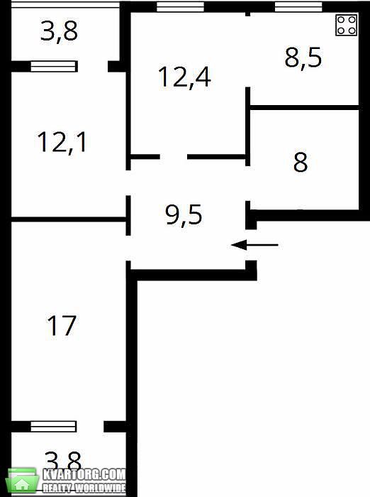 продам 2-комнатную квартиру. Киев,   Гонгадзе - фото 2