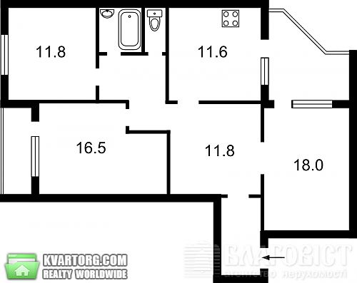 Sell 3-room apartment. Киев, Урловская — photo 10