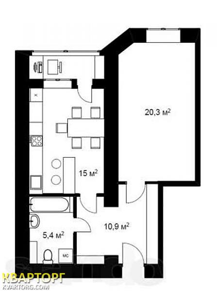 Rent out 1-room apartment. Киев, Кадетский гай — photo 6