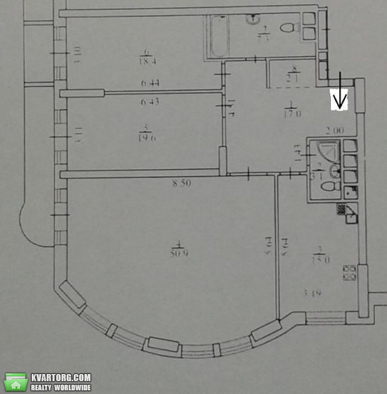 Sell 3-room apartment. Киев,  Щорса — photo 3
