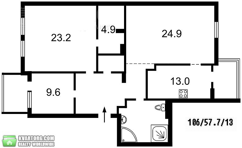 Sell 3-room apartment. Киев,  Шелковичная — photo 7
