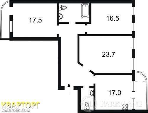 Sell 3-room apartment. Киев, Барбюса — photo 3