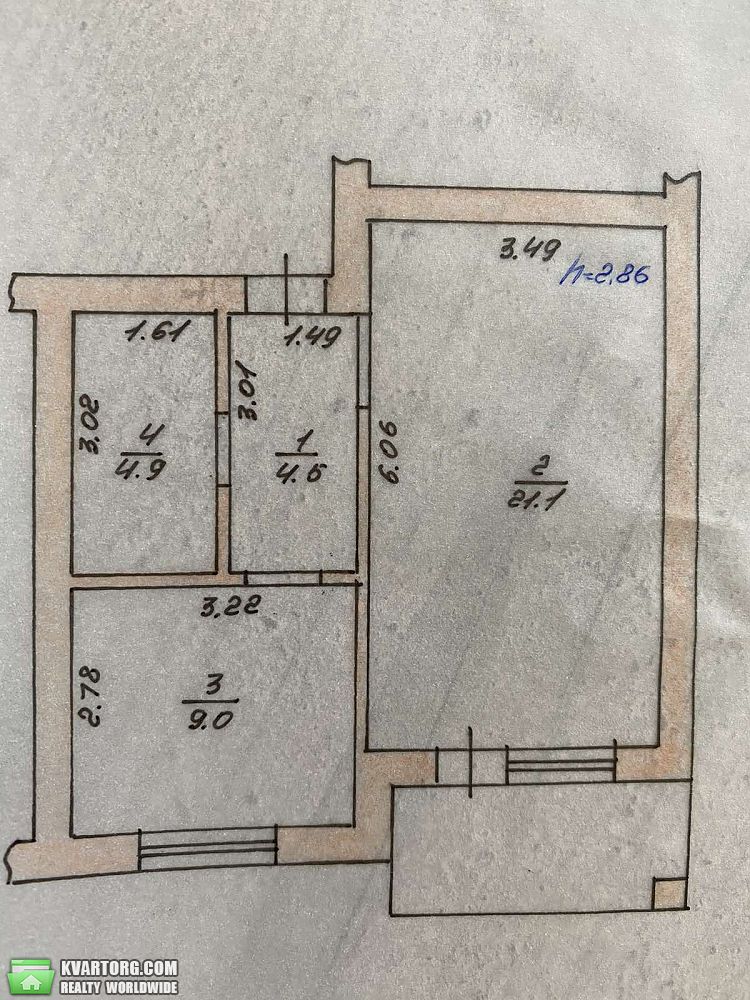 Sell 1-room apartment. Киевская обл., Амосова — photo 8