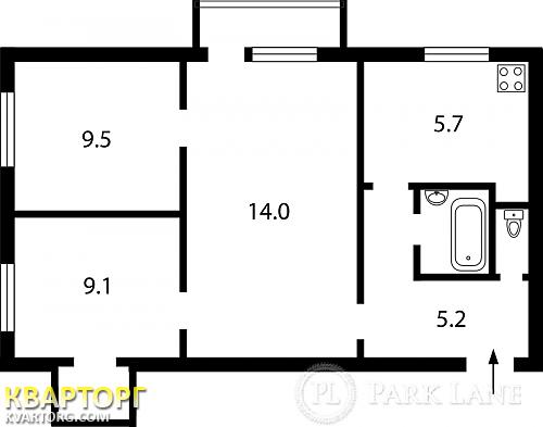 Sell 3-room apartment. Киев,  Кудри — photo 2