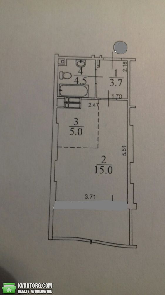 Sell 1-room apartment. Киев,  Харьковское шоссе — photo 7