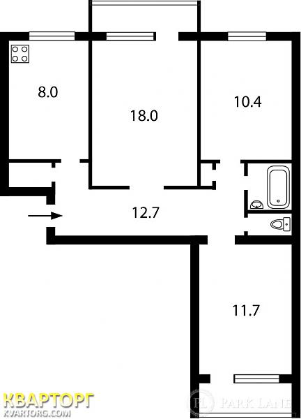 Sell 3-room apartment. Киев,  Малиновского — photo 1