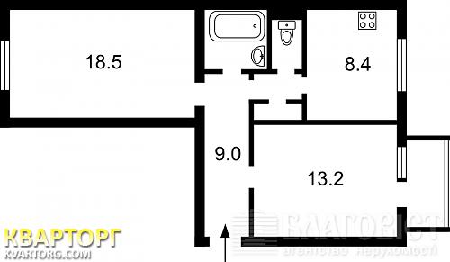 Sell 2-room apartment. Киев,  Щорса — photo 2
