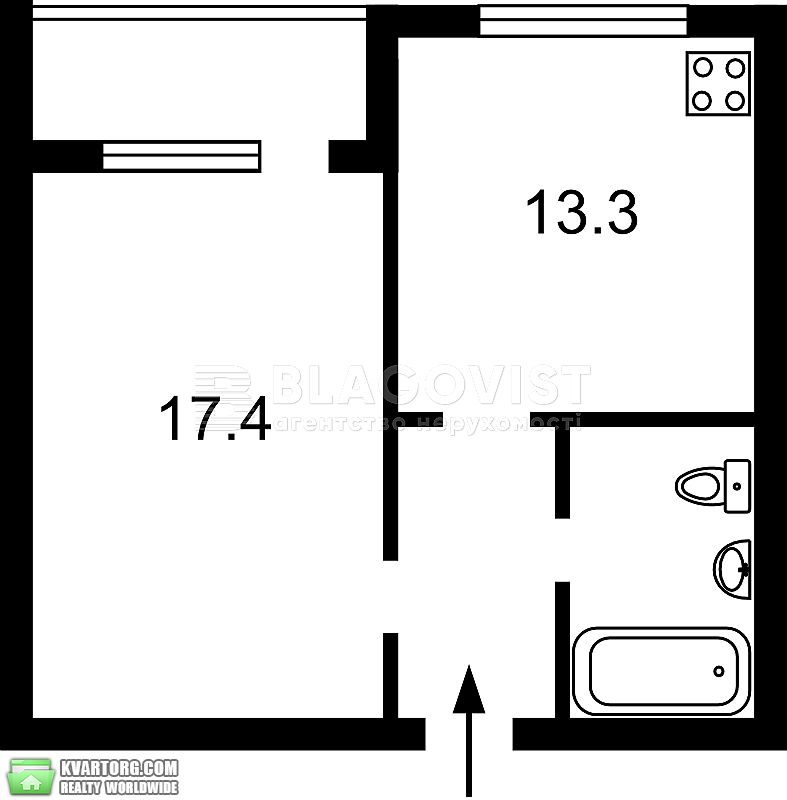 Sell 1-room apartment. Киев, бойчука михайла — photo 4
